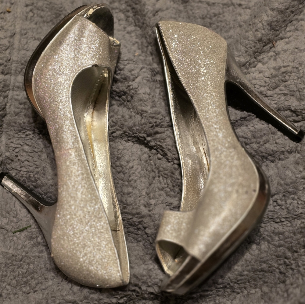 Silver heels